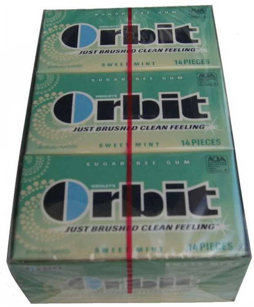 Wrigleys Orbit Sweet Mint, 14Count (Pack of 12)