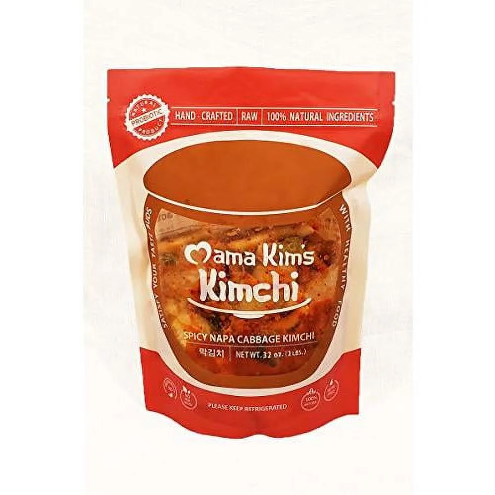 Premium Spicy Napa Cabbage Kimchi 32Oz Pouch