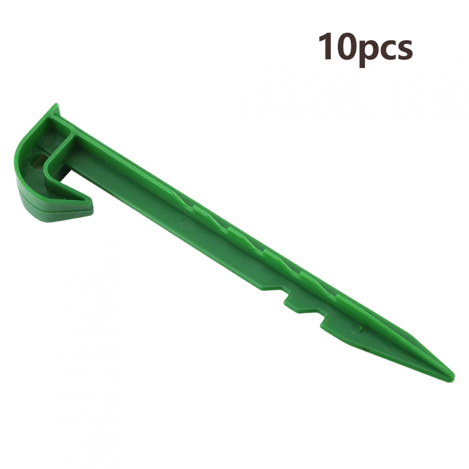 Dekaim Farm Fix Pegs, 10pcs Greenhouse Bracket Insect Proof Net Fixing Pegs Plastic Piles Fixed Accessories