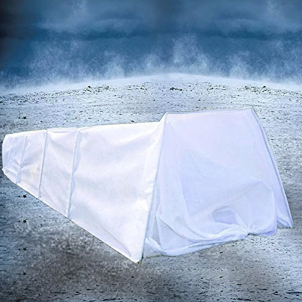 Agfabric Heavy Duty Row Tunnel with 0.9oz Fleece Row Cover,Plant Cover &Frost Blanket for Season Extension and Seed Germination, Medium