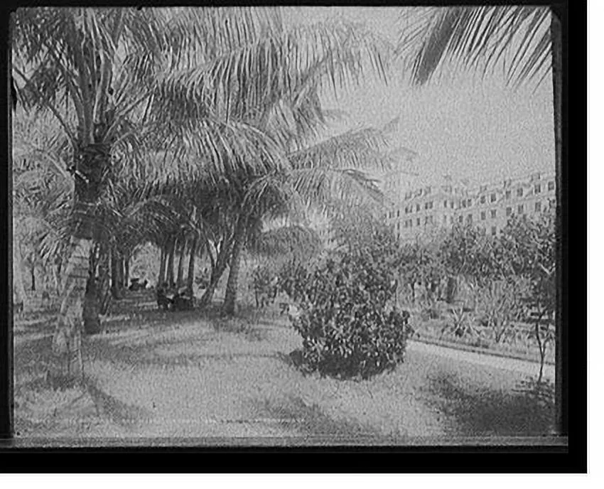 Historic Framed Print, Hotel [Royal] Poinciana, Lake Worth, 17-7/8