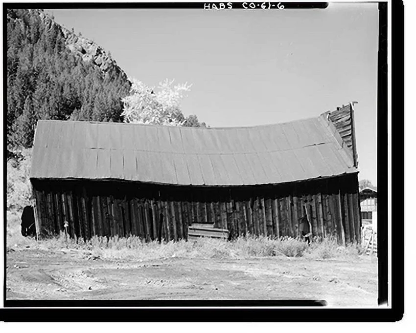 Historic Framed Print, Aspen Lumber Company Building, 100 West Cooper Street, Aspen, Pitkin County, CO - 6, 17-7/8