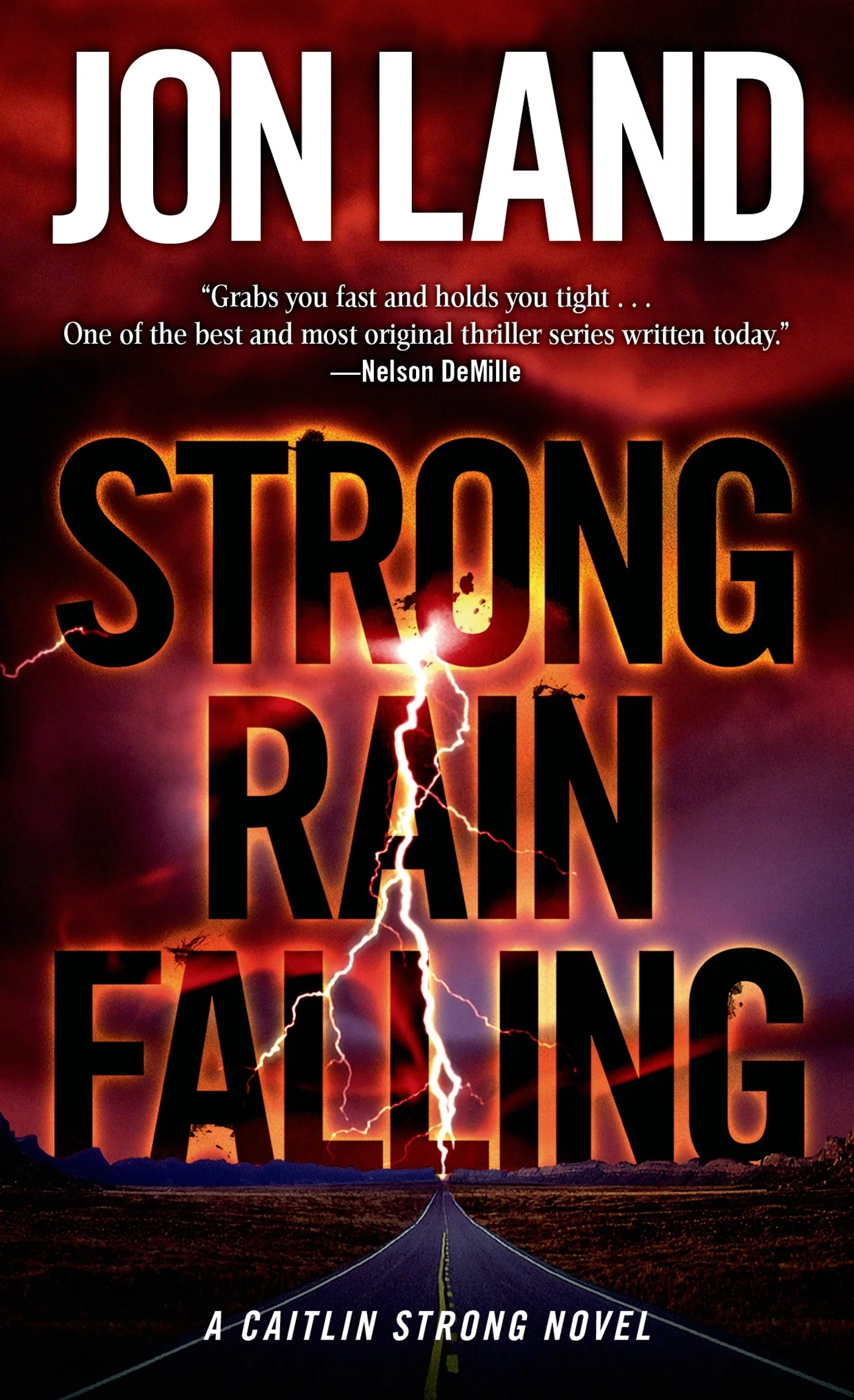 Pre-Owned Strong Rain Falling (Paperback) by Jon Land