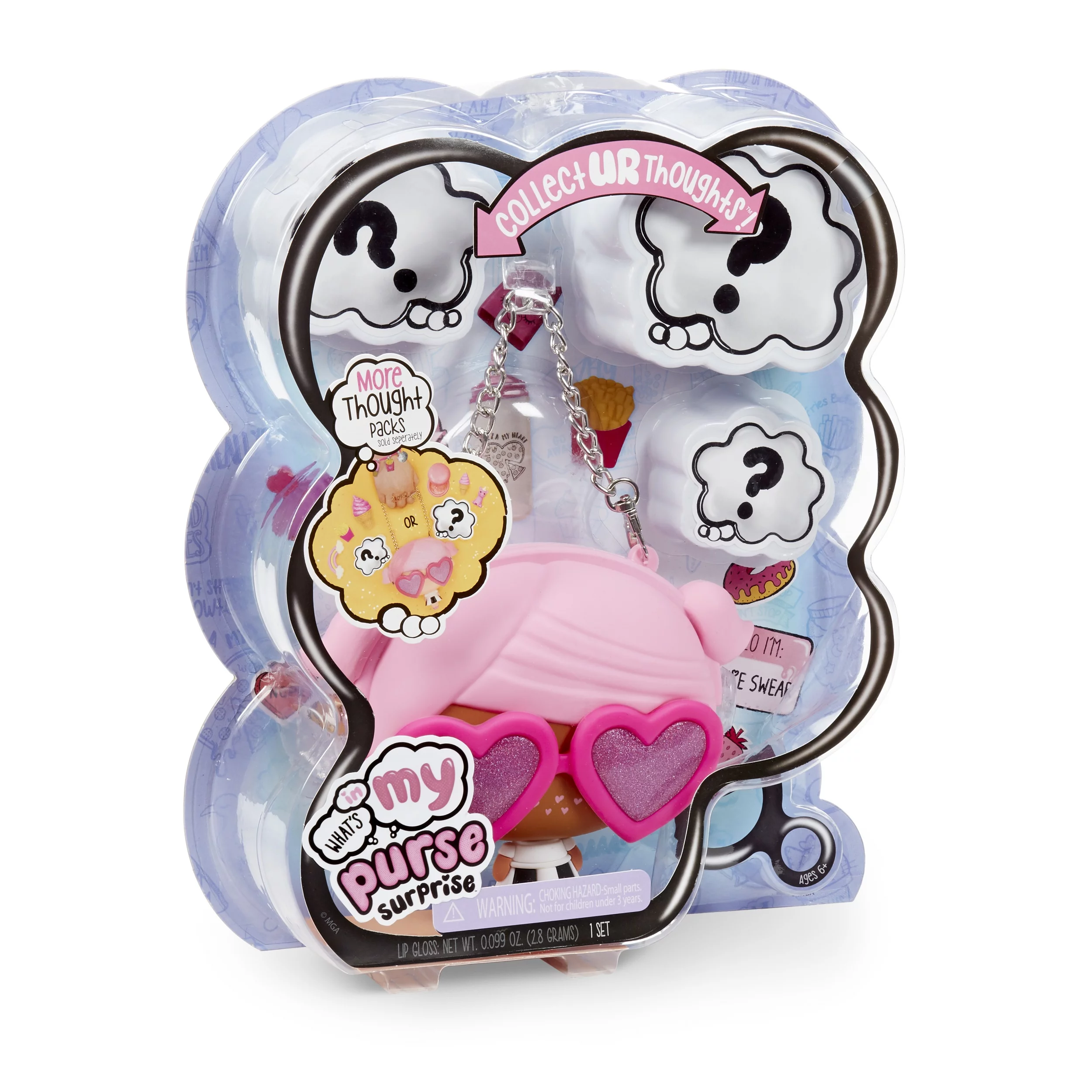 What?s in My Purse Surprise Doll Purse- Pink