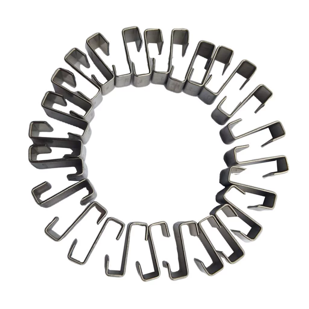 50 X Durable Stainless Steel Greenhouse Glazing Clips Greenhouses Supplies