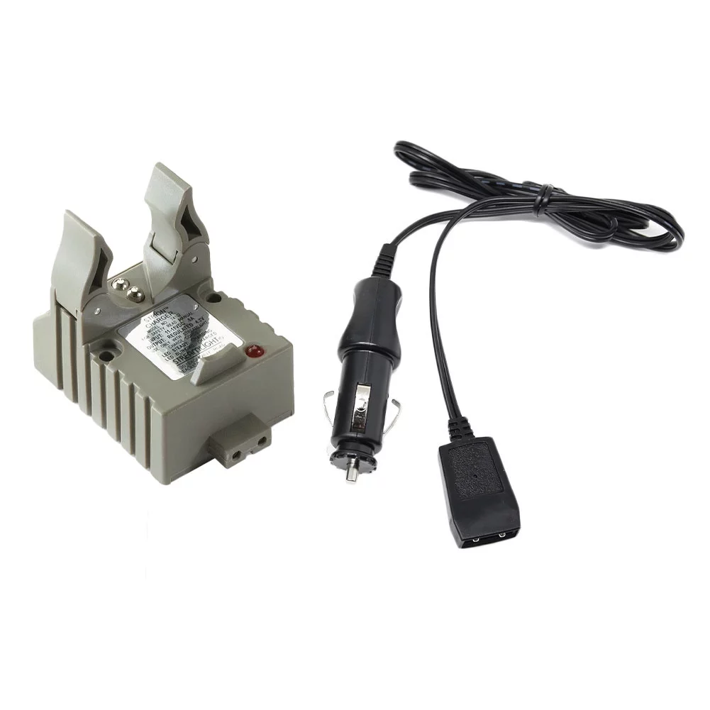 STREAMLIGHT Strion Flashlight Charger Holder with 12V DC Car Charge Cord (22051-74102-BUNDLE)