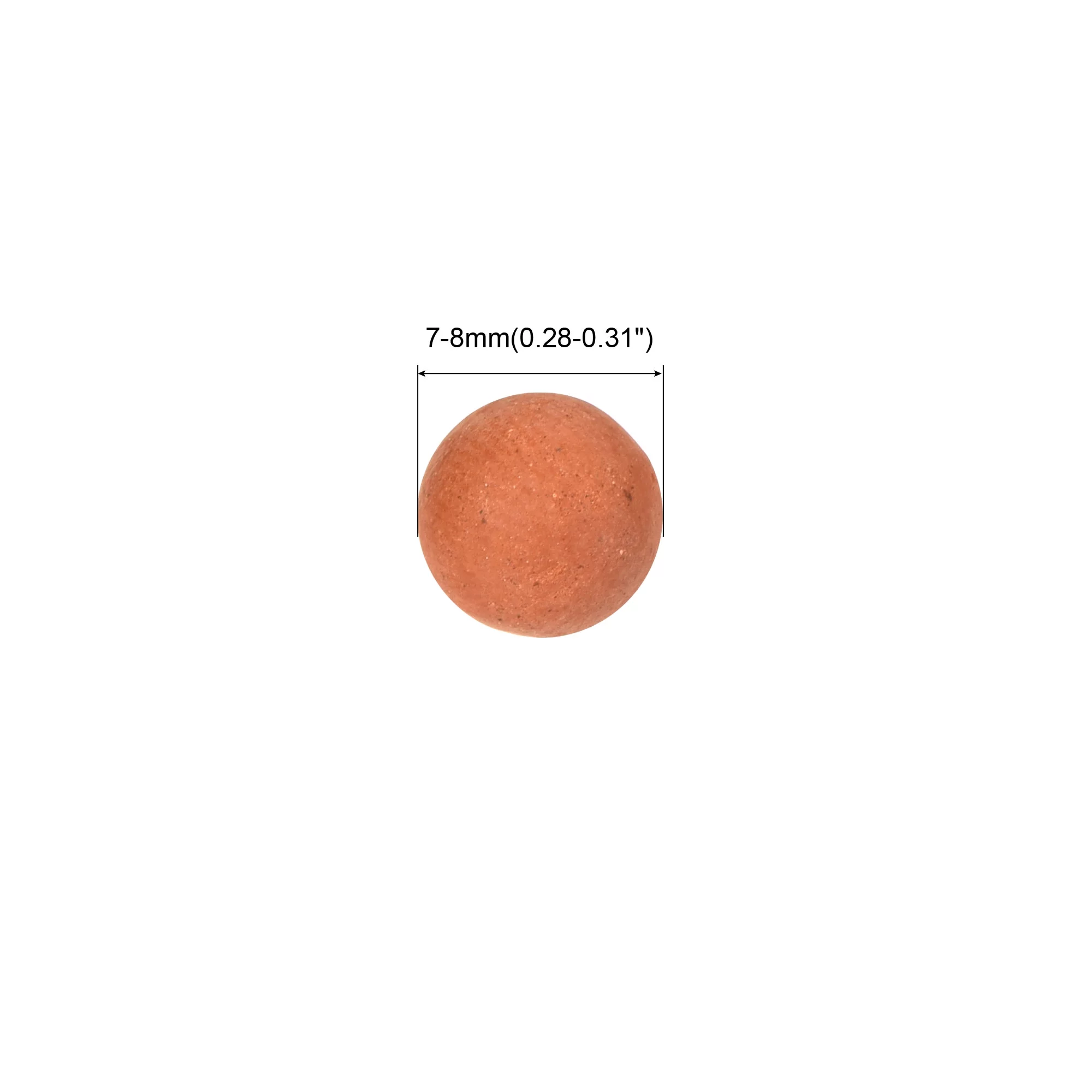 Uxcell 7-8mm 0.88 Lbs Clay Pebbles Red Gardening Potted Balls for Hydroponic Growing
