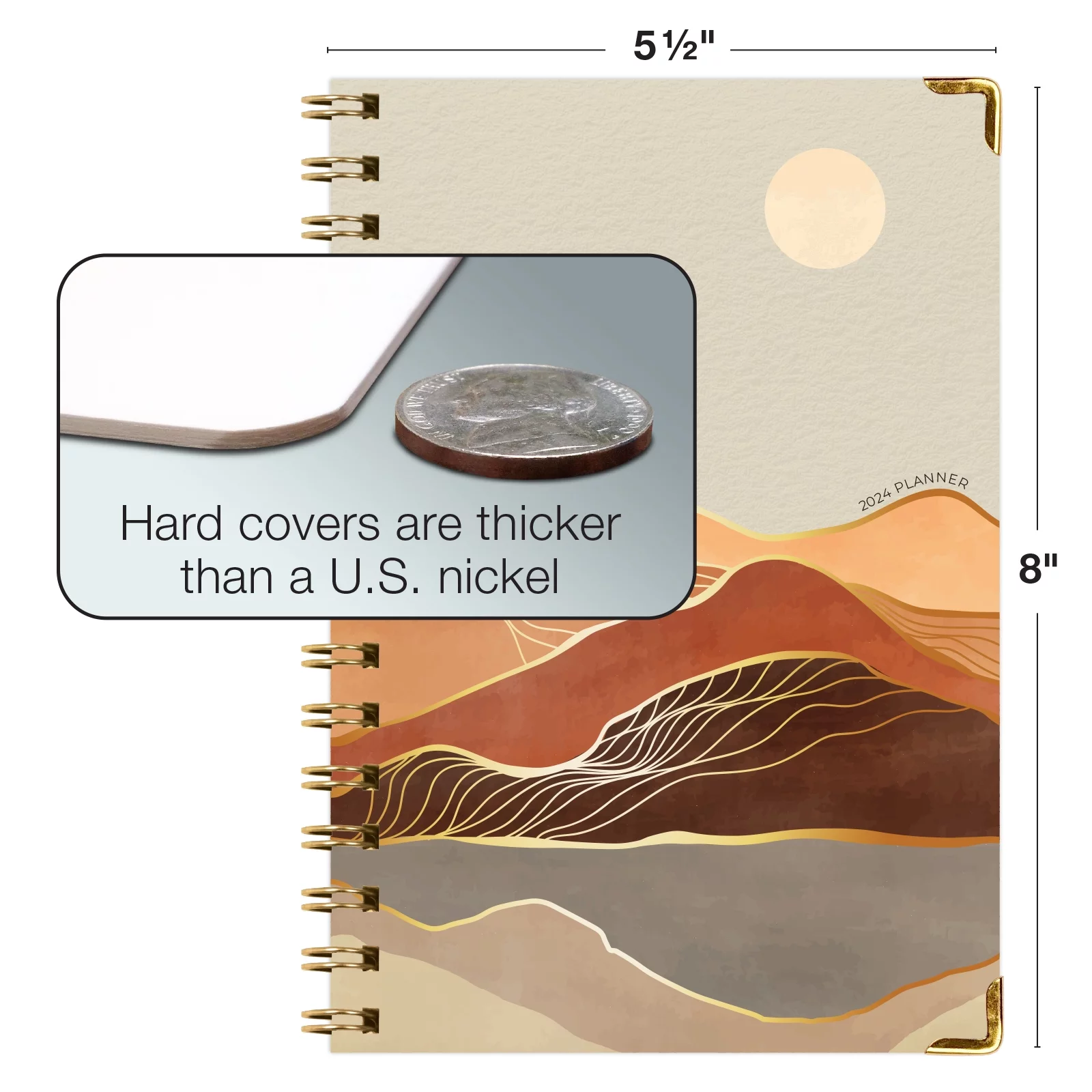 Hardcover CY 2024 Fashion Planner - 5.5