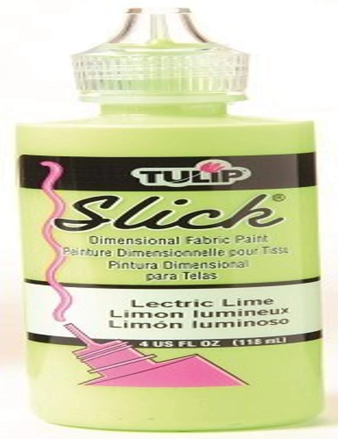 Tulip Slick Brown Dimensional Fabric Paint, 4 fl oz