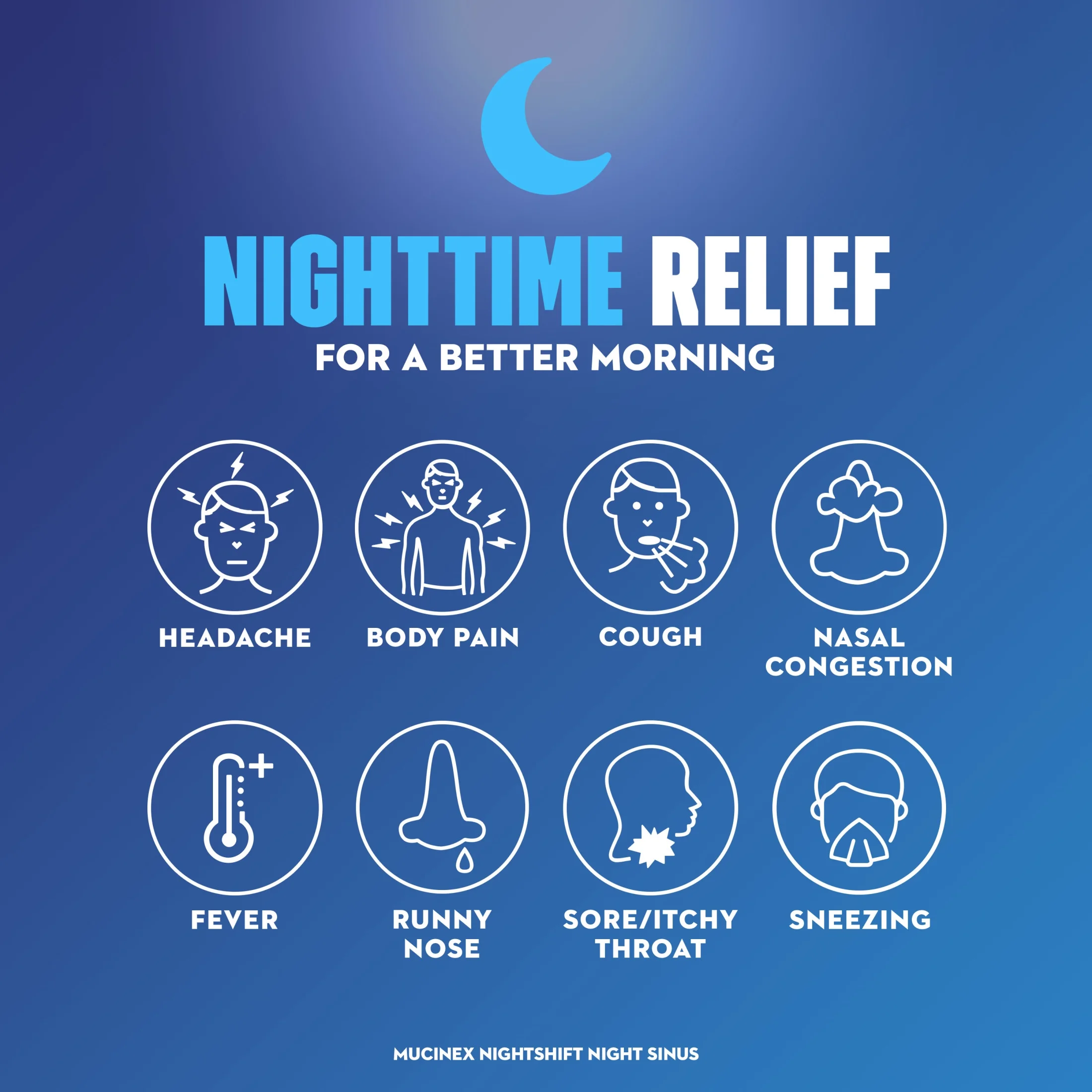 Mucinex Sinus-Max Day Pressure, Pain & Cough & Nightshift Sinus Medicine, OTC Symptom Relief, 20 Caplets