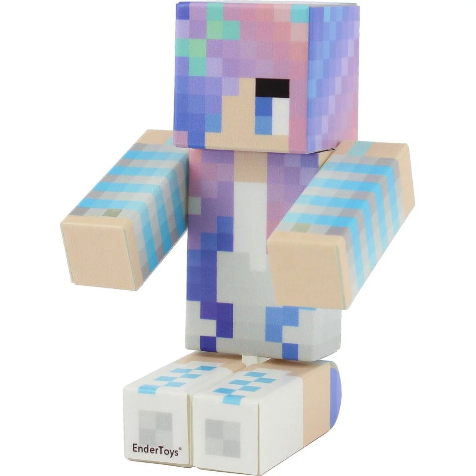 Winter Girl Action Figure Toy, 4 Inch Custom Series Figurines by EnderToys