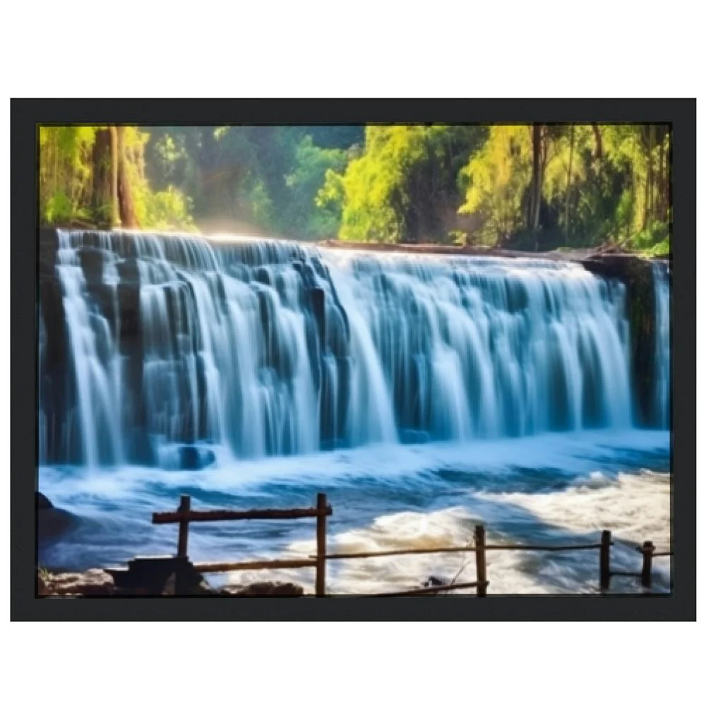JEUXUS  Canvas Wall Art Print Waterfall Home Decor Framed Stretched Picture Photo Painting Artwork Image