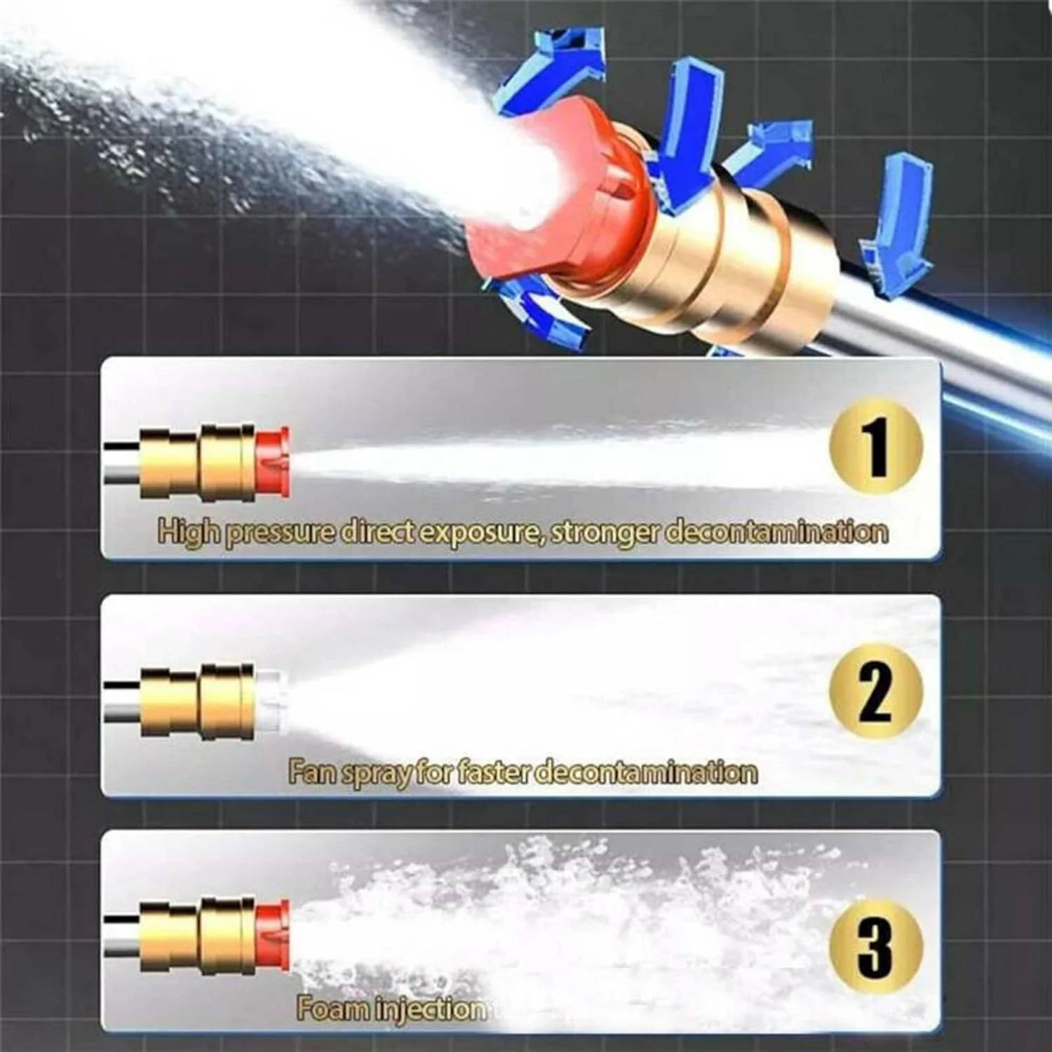 1500W Electric High Pressure Washer Cordless Rechargeable Car Wash Gun Foam Machine with Rechargeable Battery for Cars, Gardens, and Household Use