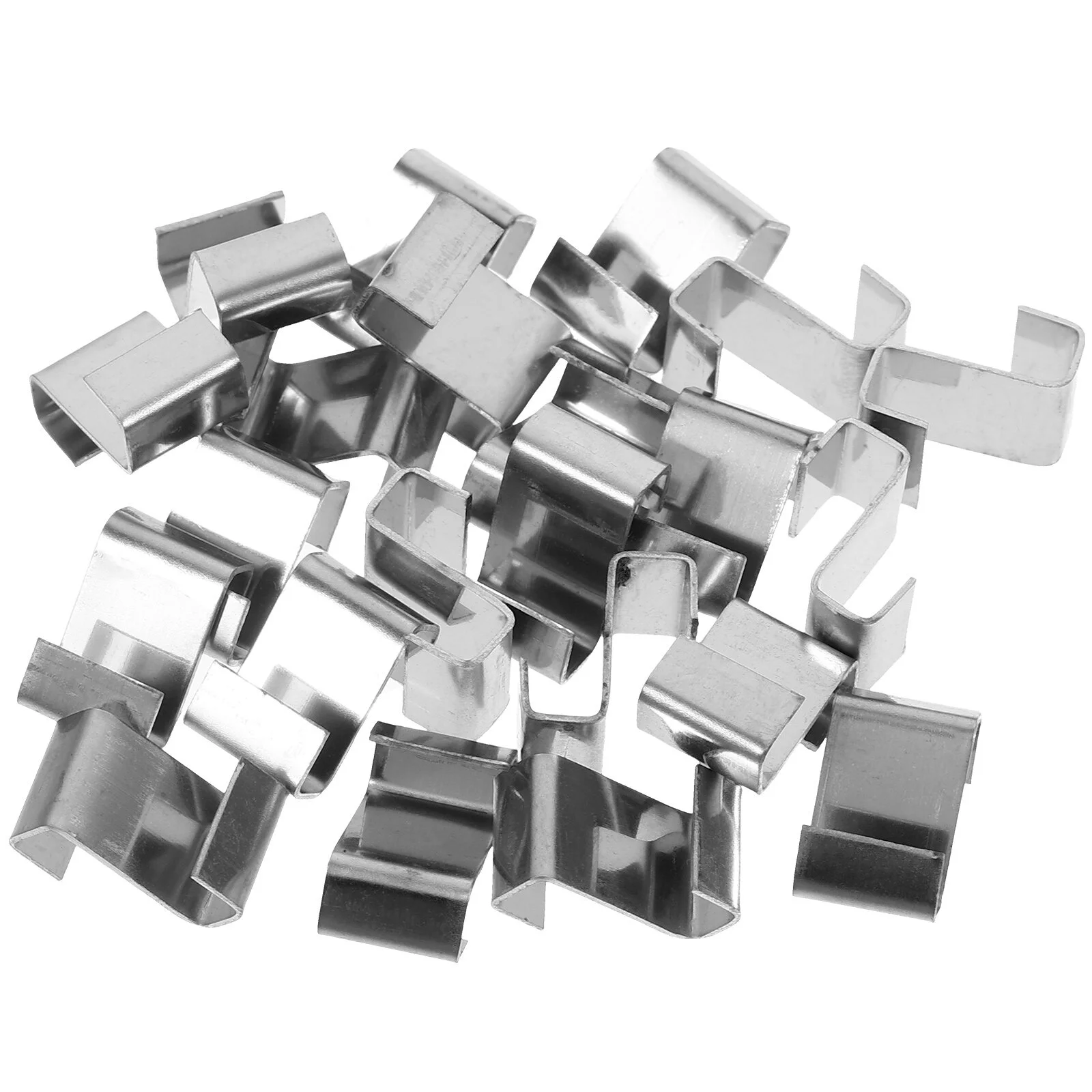 Jibingyi 25 Pcs Glazing Clips Greenhouse Z Clips Stainless Steel Fixing Clips Metal Holding Clips