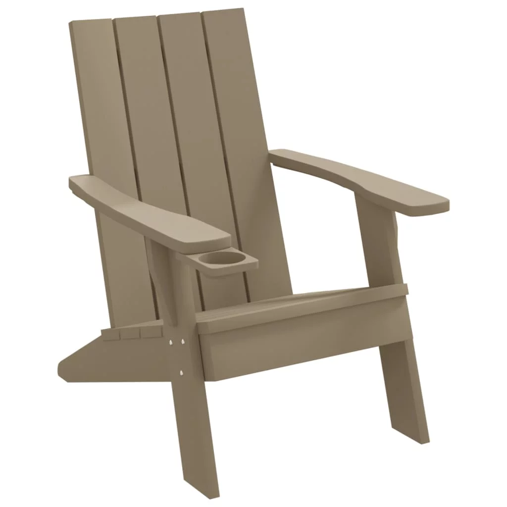 Aibecy Patio Adirondack Chair Light Brown 29.5