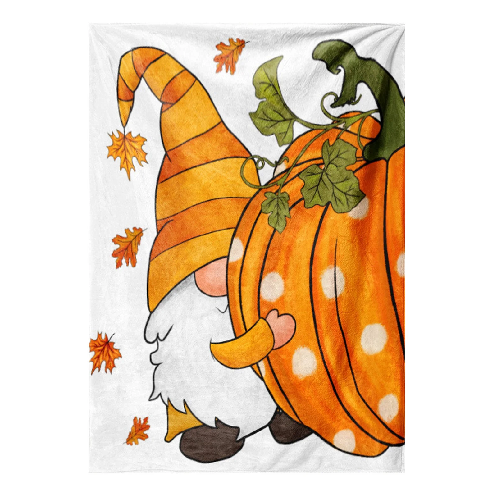 SIfdSeng Thermal Blanket Thanksgiving Blanket Pink Pumpkin Super Soft Flannel All Season Lightweight Living Room Bedroom Warming Blanket Room Gift Yellow Pumpkin 70*100Cm / 27.65*39.37Inch
