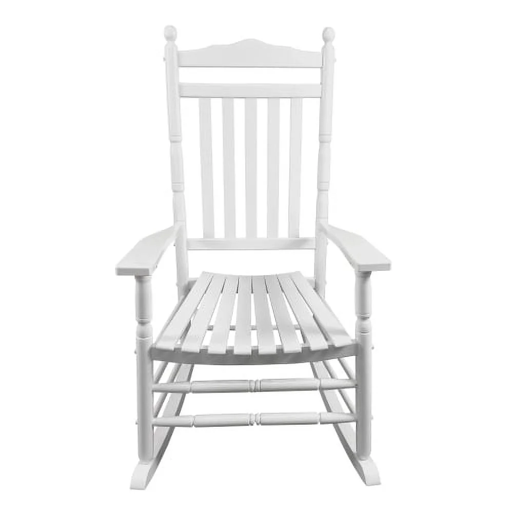 Buumin BALCONY PORCH ADULT ROCKING CHAIR - WHITE