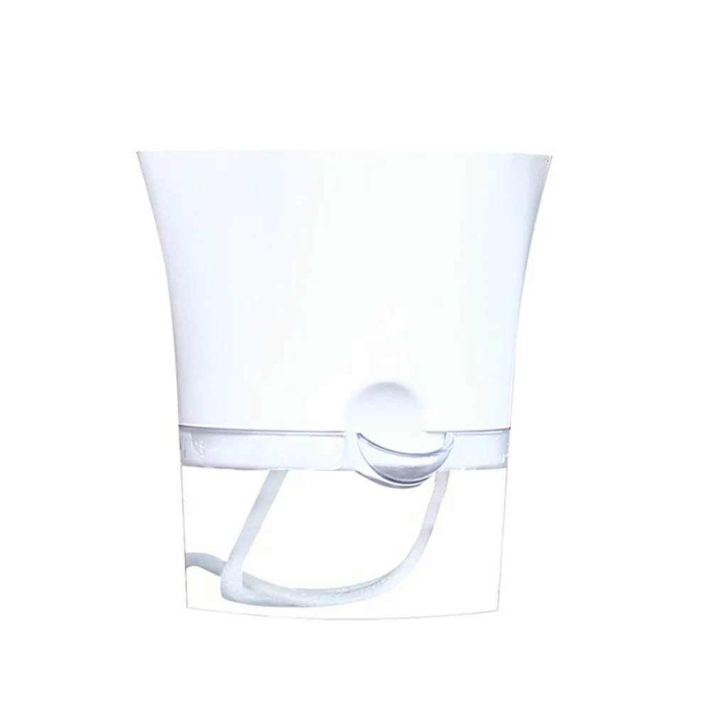 Transparent Self-Watering Plant Flower Plastic Pot Planter Home Garden Decor
