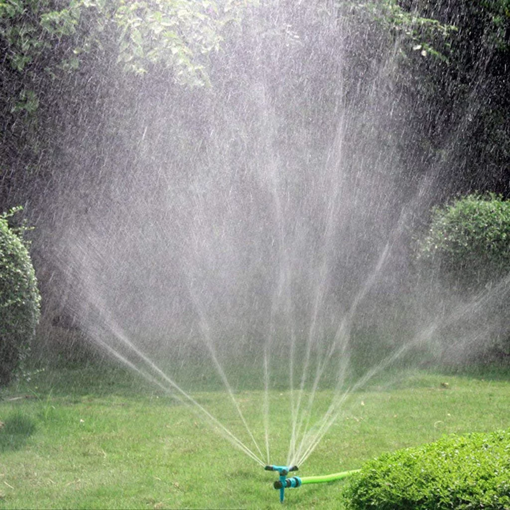 Lawn Sprinkler Automatic 360° Rotating Garden Water Sprinklers Lawn Irrigation