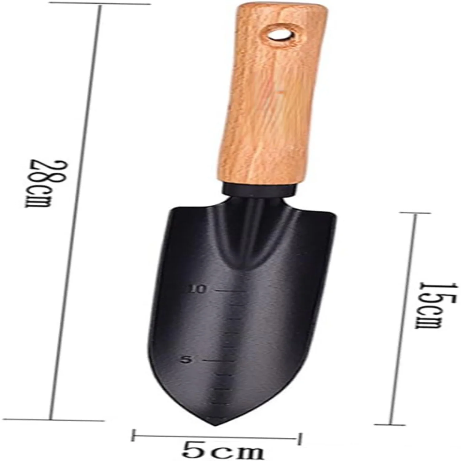 2pcs Planters Trowel Garden Soil Small Gardening Shovel Pot Plant Tools Wooden Handle Shovel Gardeners