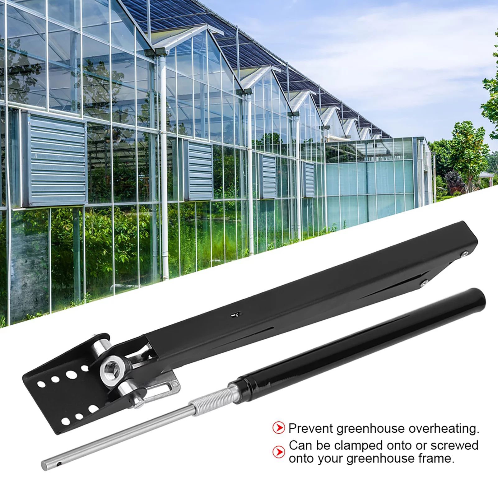 Solar Heat Sensitive Auto Thermo Greenhouse Window Opener Vent Autovent Solar Heat Sensitive Automatic Greenhouses Roof