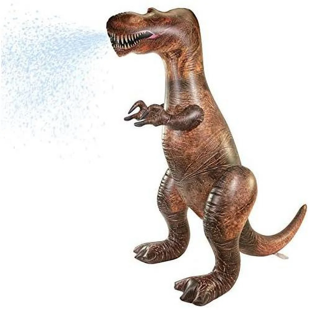Gigantic T-Rex Sprinkler - Over 6 Feet Tall! A Dinosaur Sized Summer Sprinkler Fun Backyard Toy For All Ages.