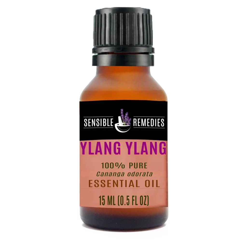 Sensible Remedies Ylang Ylang 100% Therapeutic Grade Essential Oil, 15 mL (0.5 fl oz)