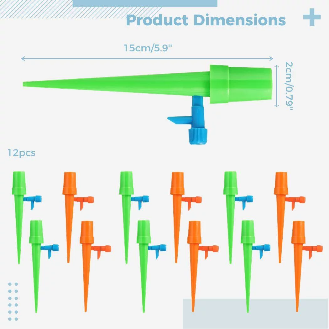 Self Watering Spike Automatic: 15PCS Auto Watering Insert Plant Watering Dripper