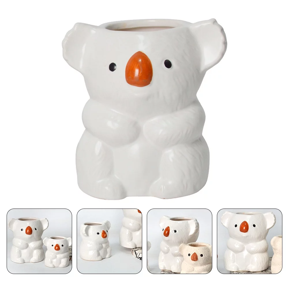 Guichaokj 1pc Creative Flowerpot Exquisite Ceramic Plant Container Artistic Home Planter