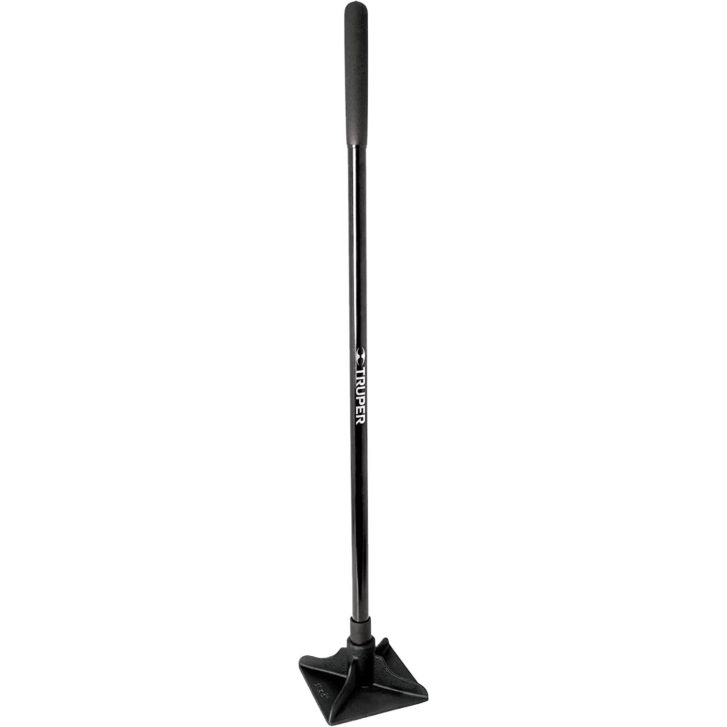 8-Inch X 8-Inch Tamper, Long Steel Handle, 48-Inch