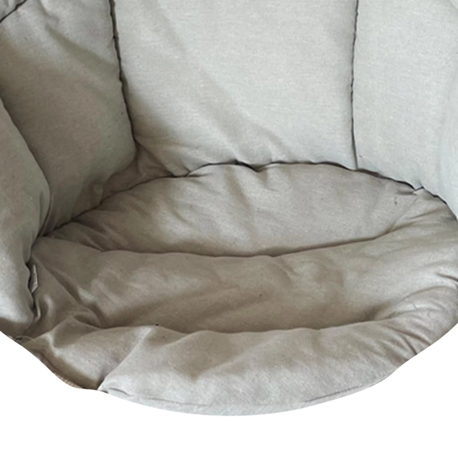 CUTICATE Swing Chair Seat Cushion Garden Rocking Hammock Cradle Pads Wicker Tear Drop Hanging Chair Home Bedroom Yard Deck Gray