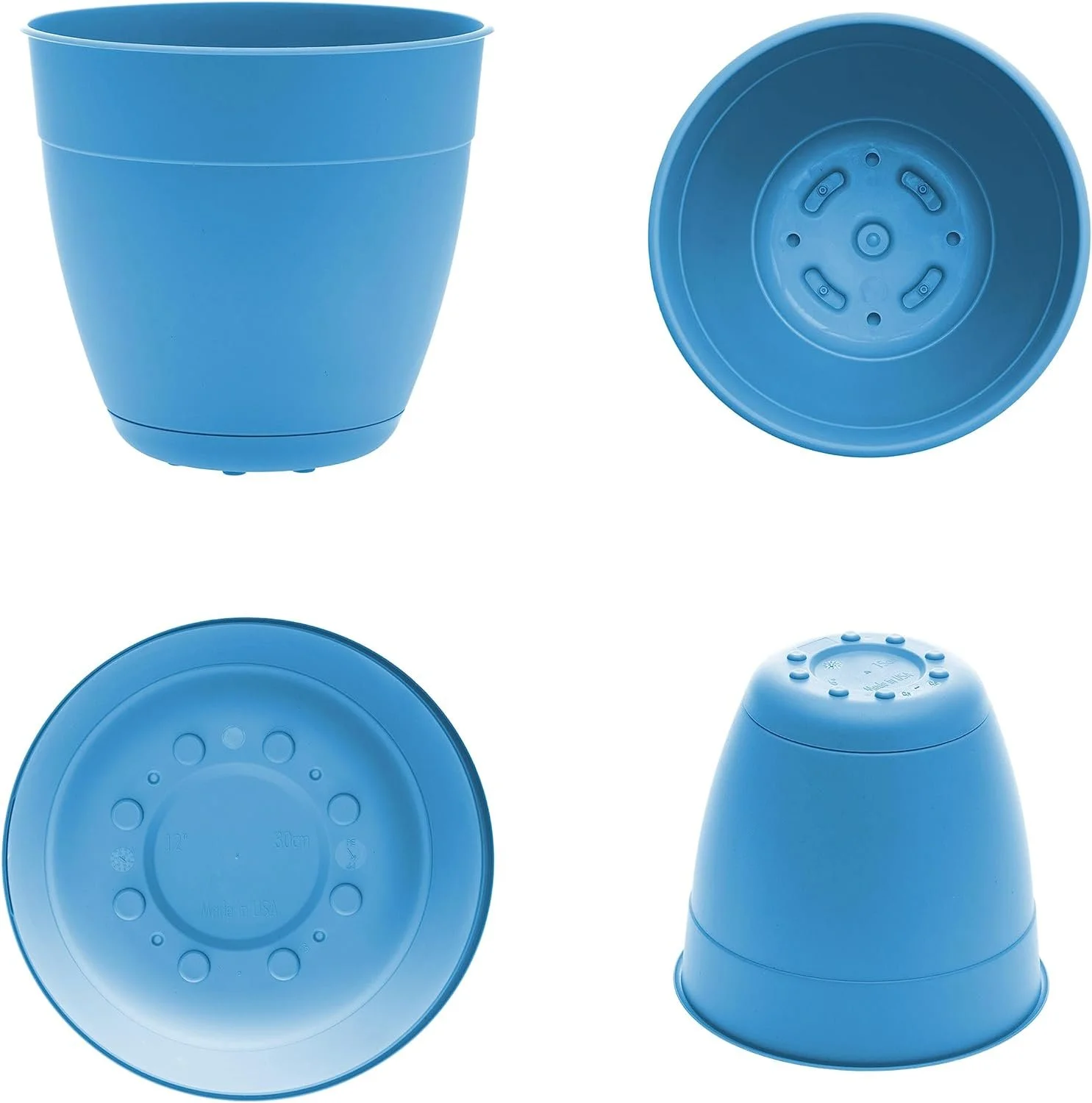 Bloem Dayton Recycled Plastic Planter 8