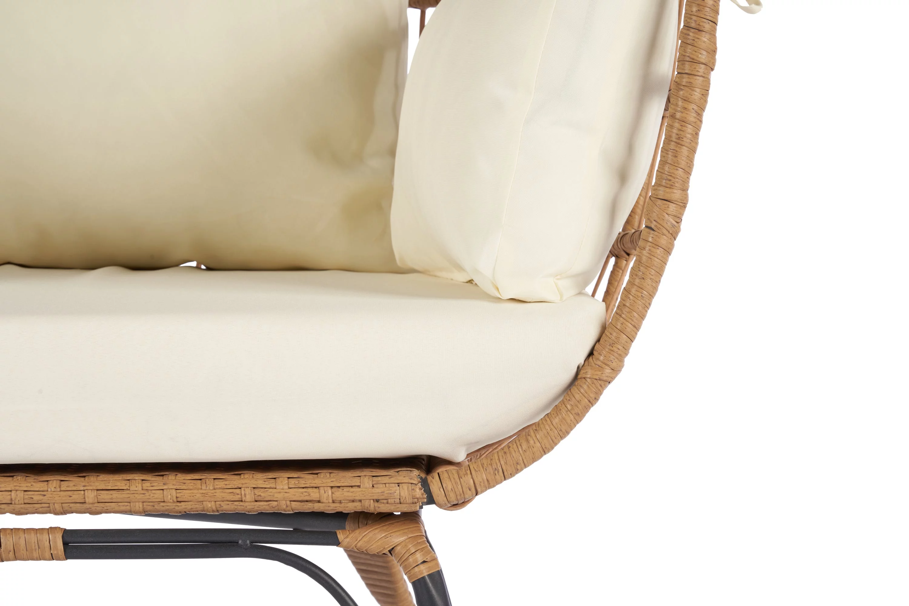 Opal Patio Wicker Egg Chair - Beige