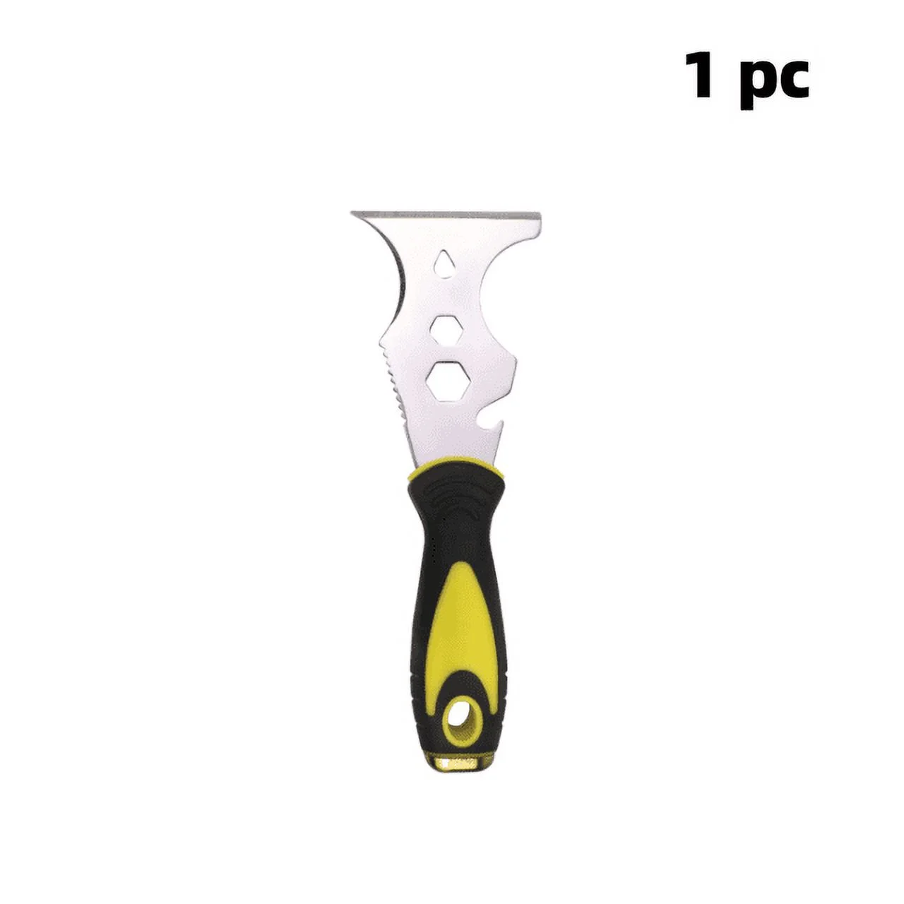 15-in-1 Paint Scraper Set Stainless steel cement shovel with Hammer  Soft Grip Handle  Wood Wallpaper Grout Multi-Tool