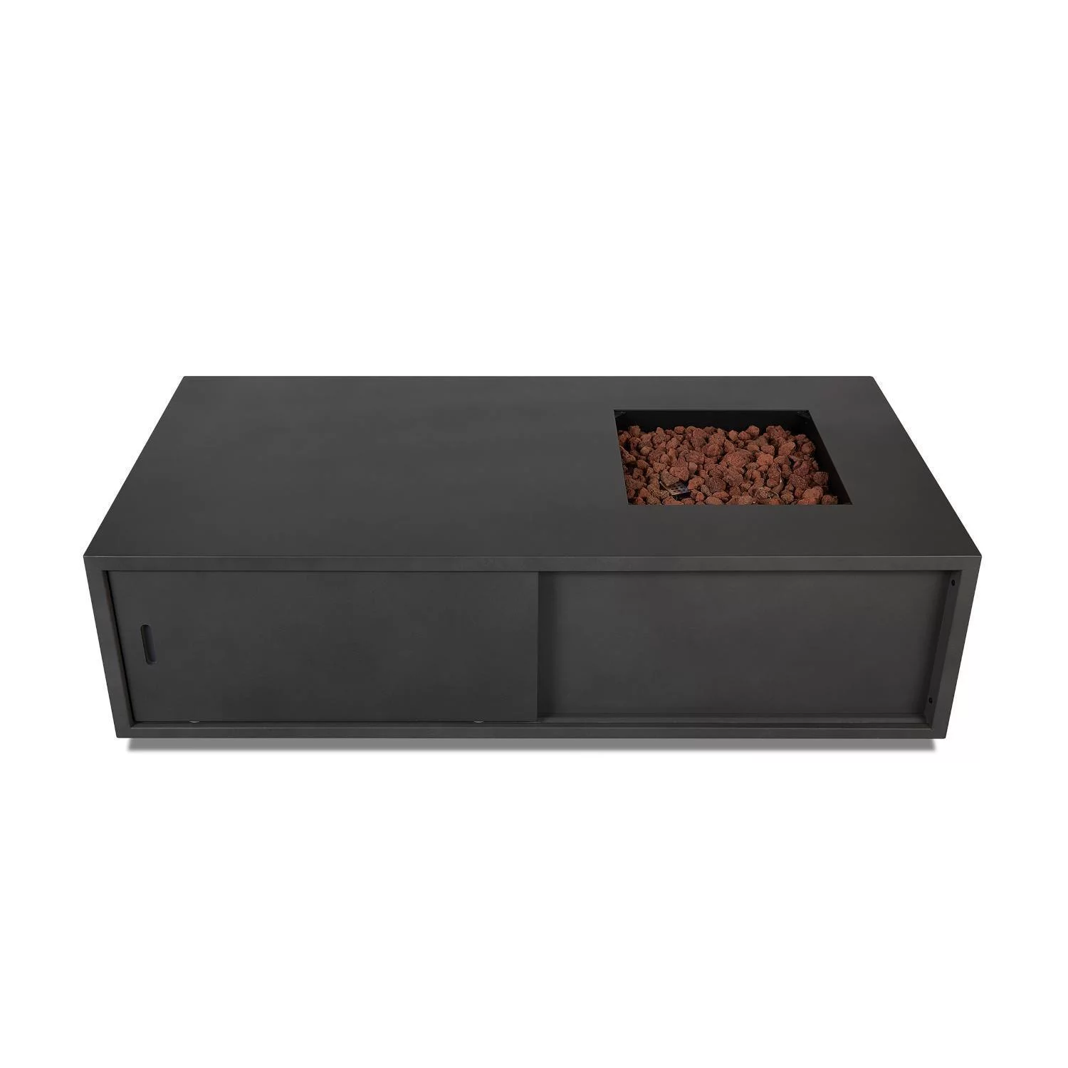 Lakeview Treme 60-Inch Rectangle Propane Gas Fire Table - Weathered Slate - SC-C580LP-WSLT