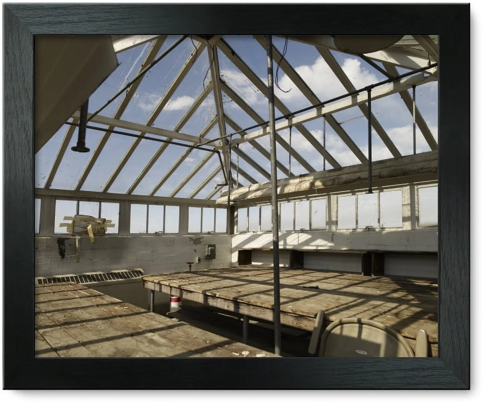 Framed Print: Interior Greenhouse, Forest Service Building, Ogden, Utah, 2007