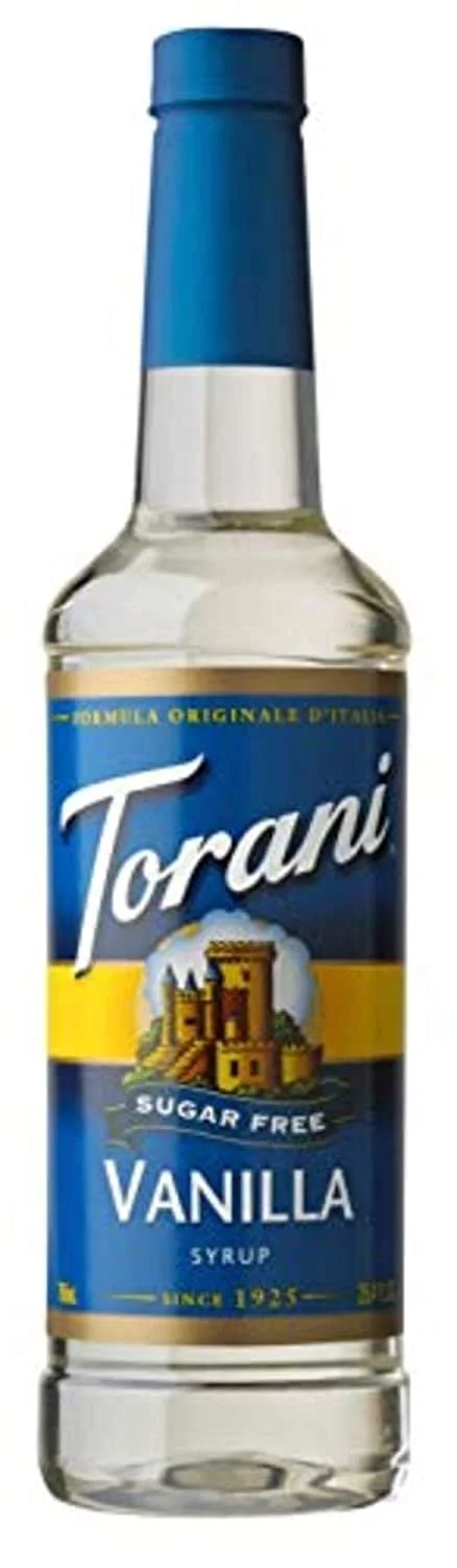 Torani Sugar Free Syrup, Vanilla, 25.4 Ounces