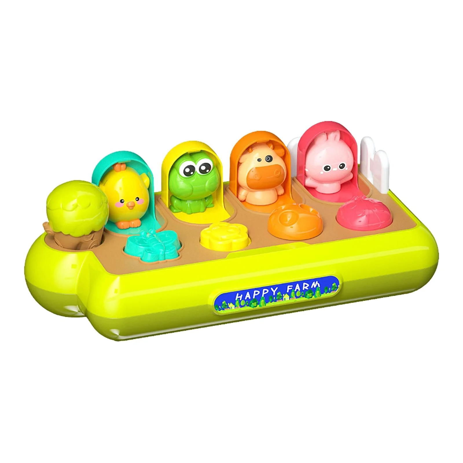 Cause and Effect Animals Toy Brain Development Montessori Educational Toys Kids Playset Animals Learning Toys for Girls Boys