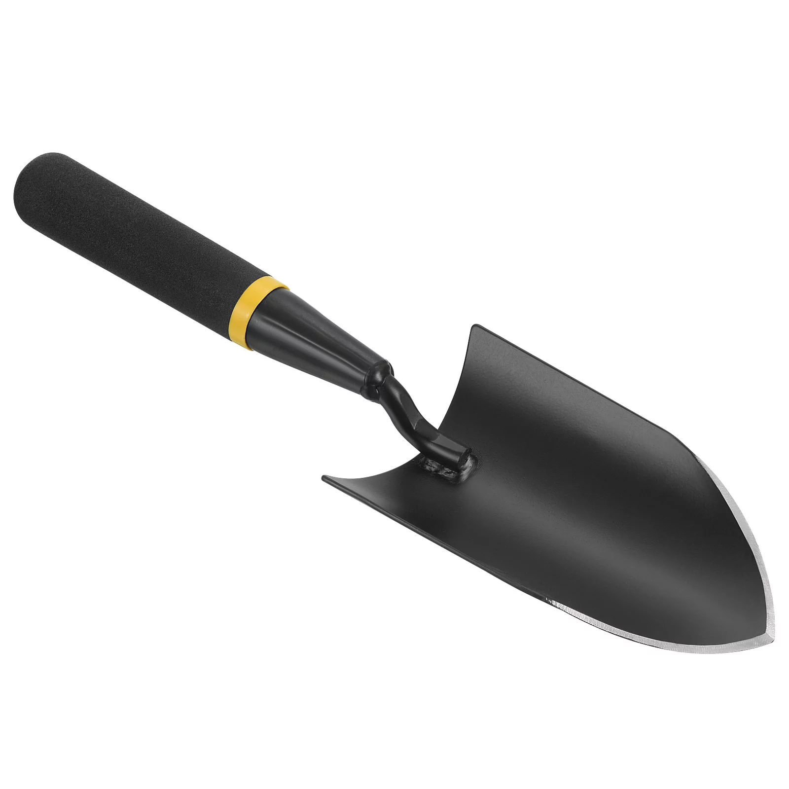 Uxcell 12 Inch Garden Shovel Steel Gardening Hand Trowel Bend Proof Hand Shovel with Rubber Handle