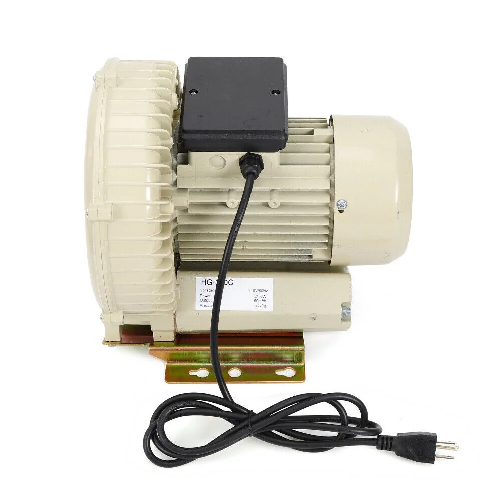DENEST Industrial Fish Pond Air Blower Aquaculture Air Pump Blower Vacuum Pump 370W