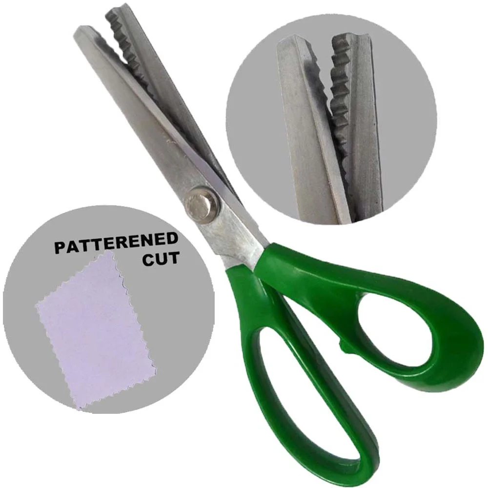 BLADE PRO Pinking Shears | Unique Scallop Pattern | 8