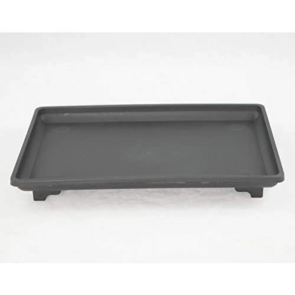 1 Rectangular Black Plastic Humidity/Drip Tray For Bonsai Tree And House Indoor Plantes - 9