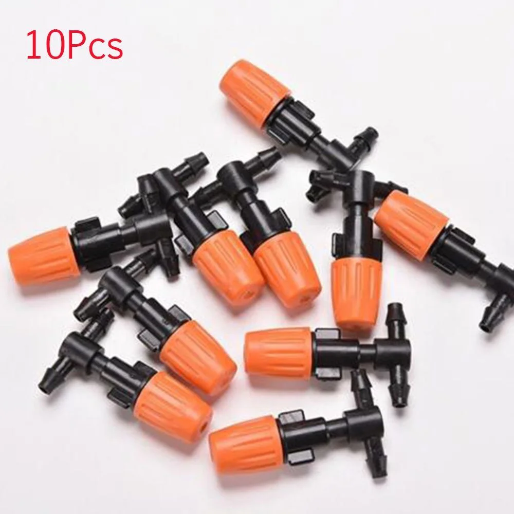 10pcs New Adjustable System Atomizing Greenhouse Plant Irrigation Nozzle Garden Misting Sprinkler ONE SIZE