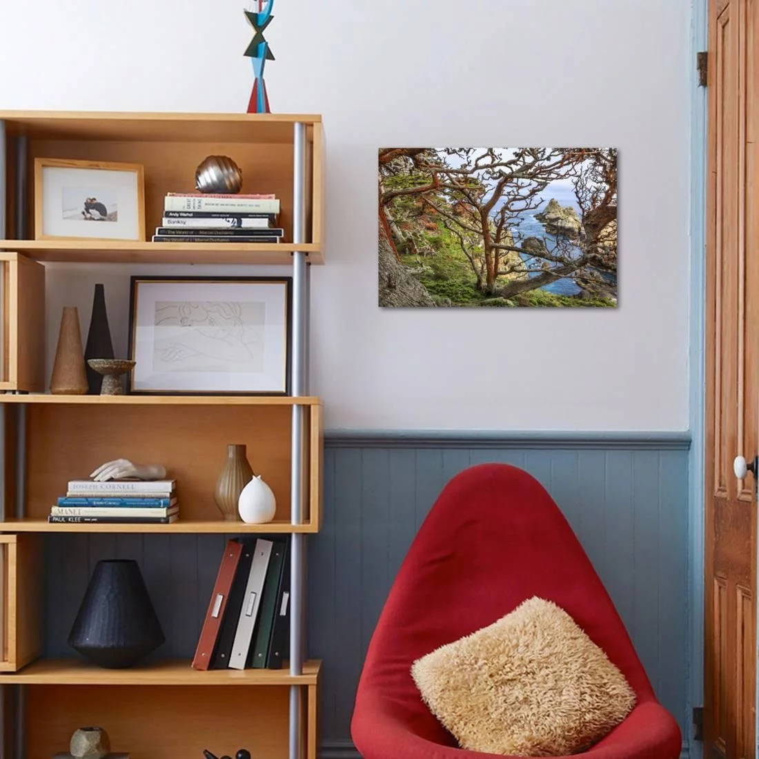 The Abstract And Twisted Lines Of Cypress Branches In Point Lobos State Reserve Near Monterey, CA, Unframed Photographic Print Wall Art by Jay Goodrich Sold by Art.Com