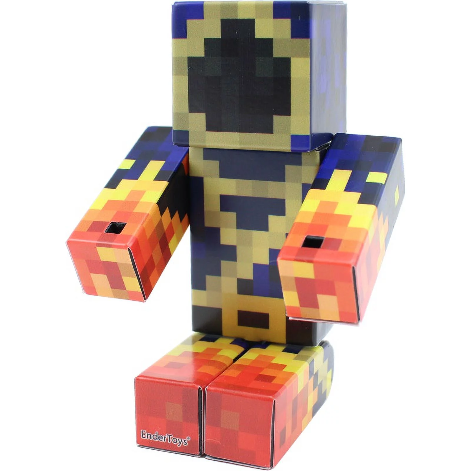 Fire Mage Action Figure Toy, 4 Inch Custom Series Figurines by EnderToys