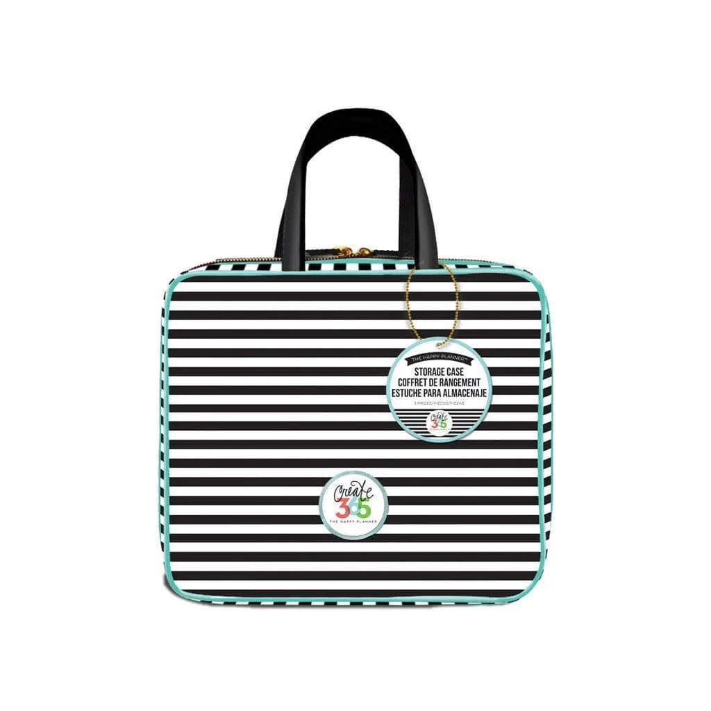 Me & My Big Ideas PLSC01 Create 365 Planner Striped Storage Case, 12 x 10.5 x 4 in.