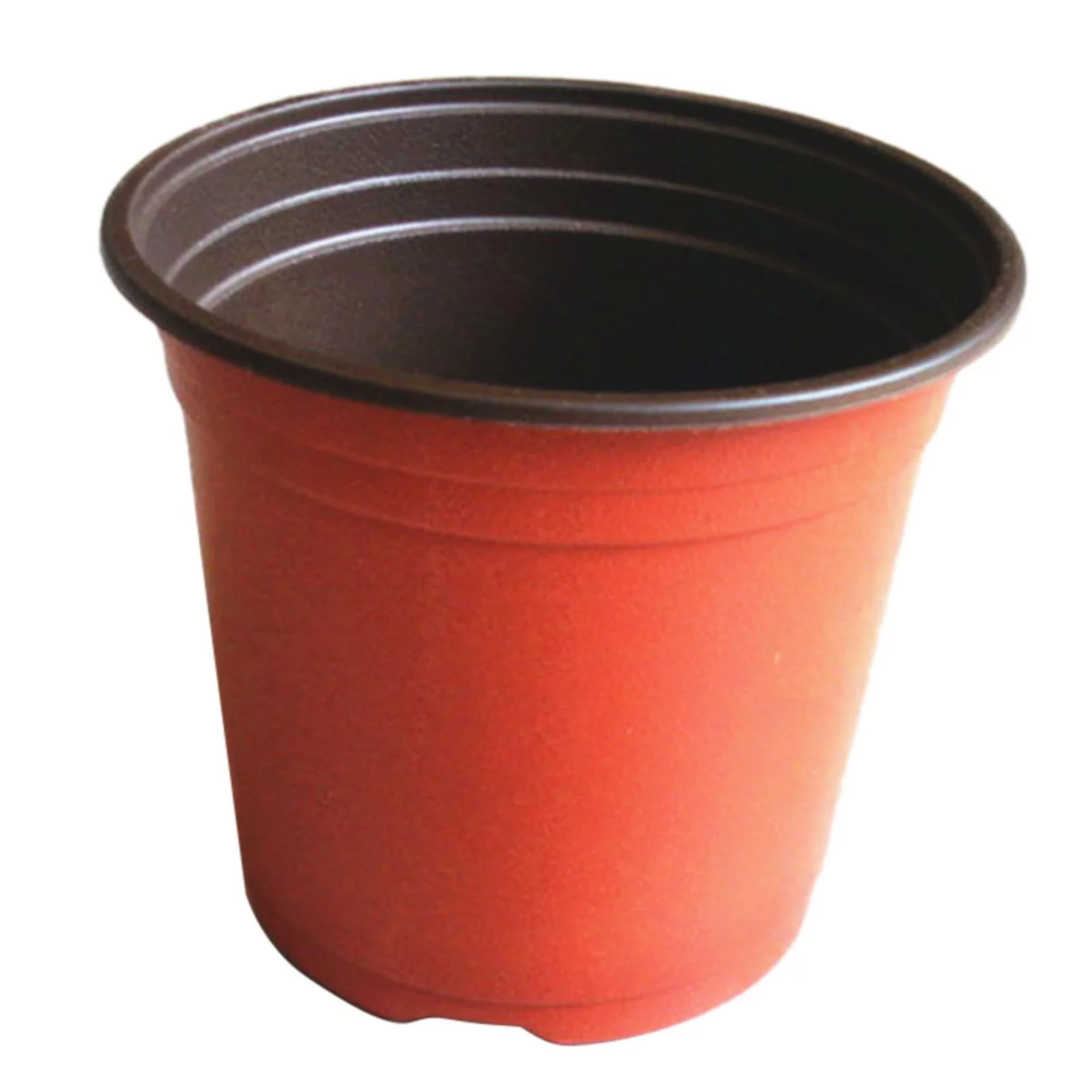 YDNGF 20pc Planting Seedling Nutrient Bowl Plastic Disposable Thickened Two-Color Pot 20 Pack 9cm/3.6inch Plastic Nursery Pots Come with 20 Pcs Labels Seedling Flower Container and Seed Starting Pots
