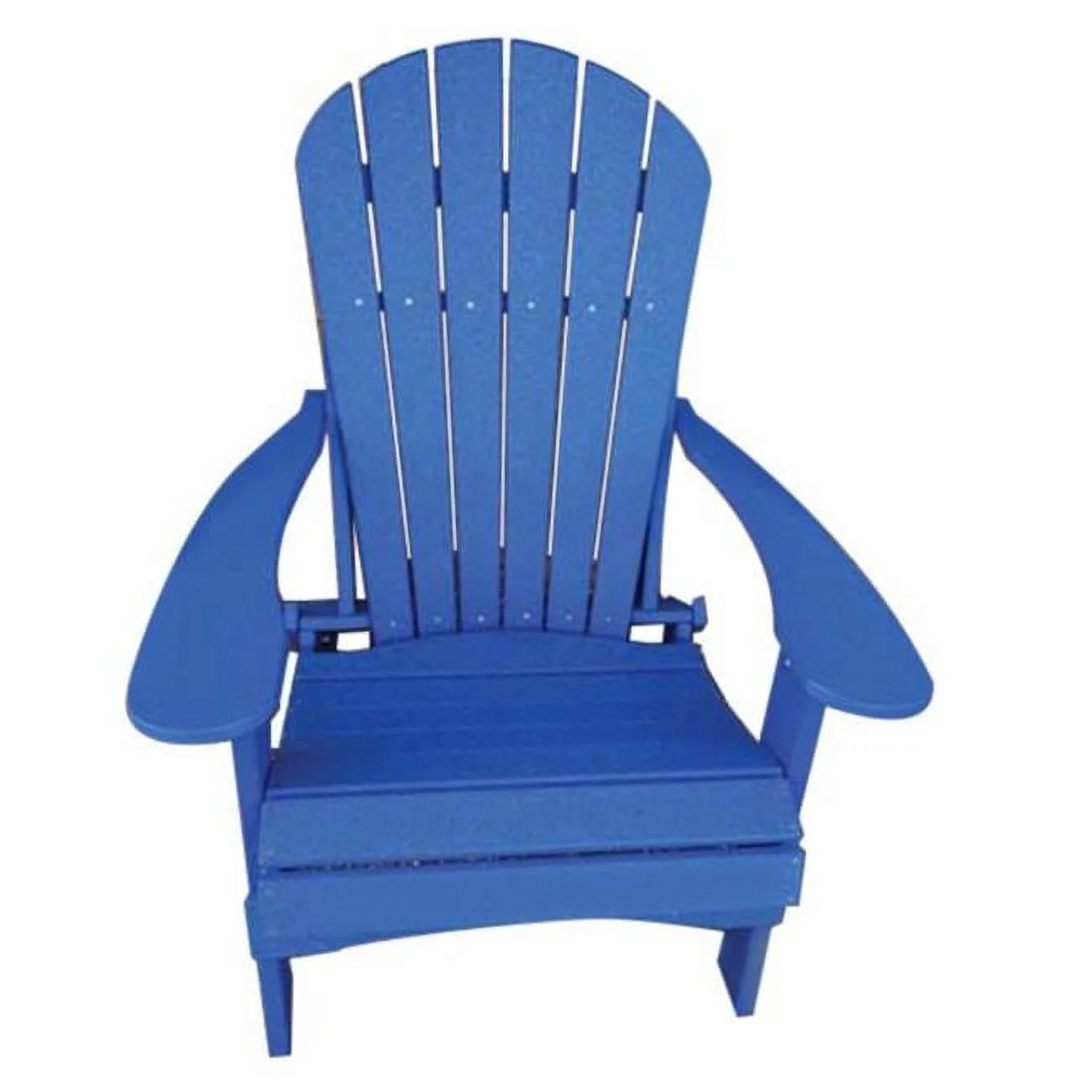 40 x 32 x 33 in. Folding Adirondack Chair, Burns Blue