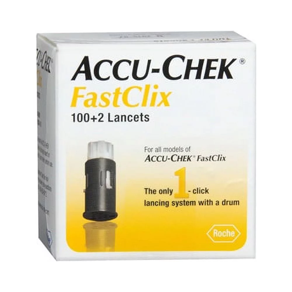 Accu-Check Fastclix Lancets - 100+2 Ea, 6 Pack