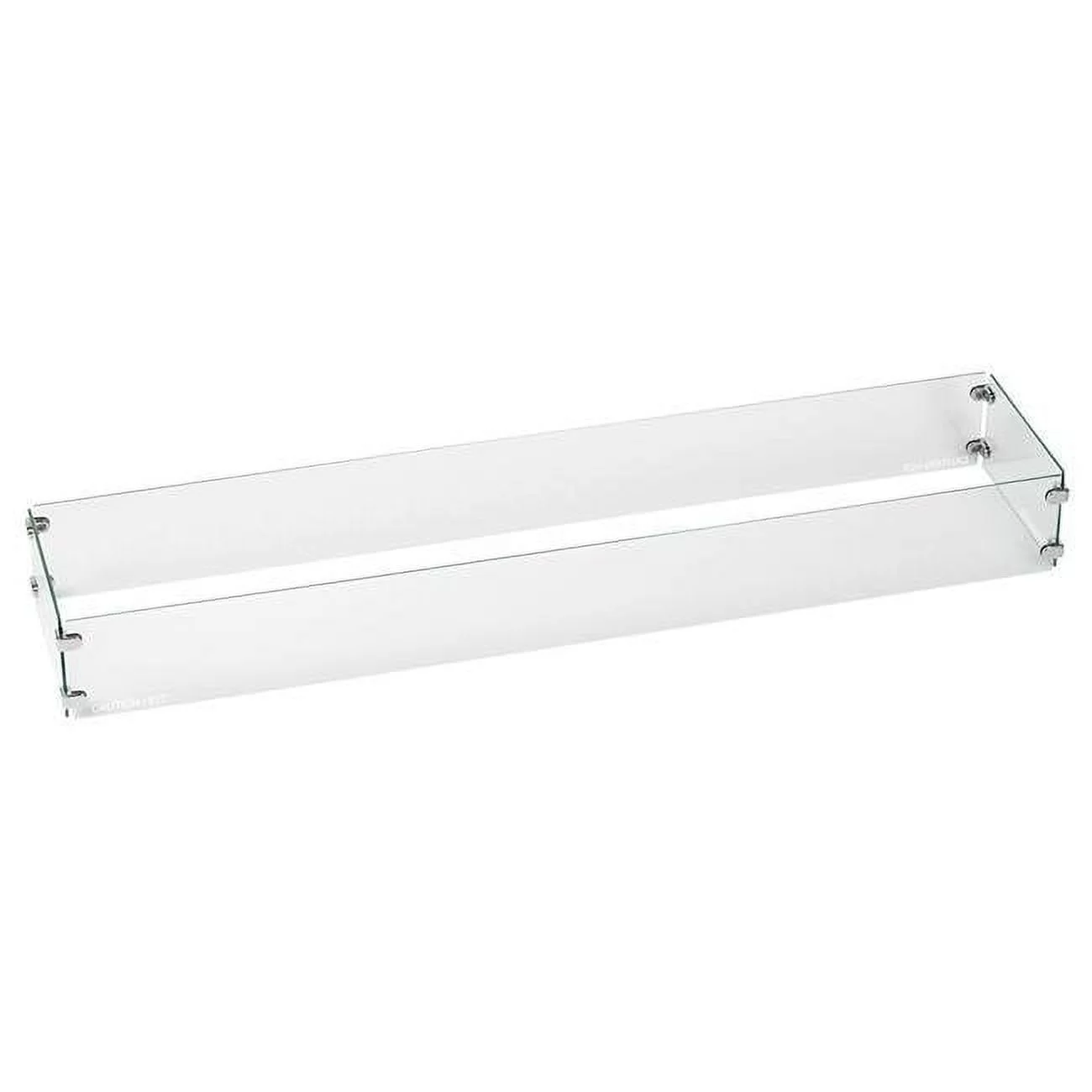 72 x 6 in. Tempered Glass Flame Guard for Linear Drop-In Fire Pit Pan